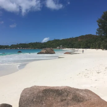 Beach, Praslin Island, Seychelles
