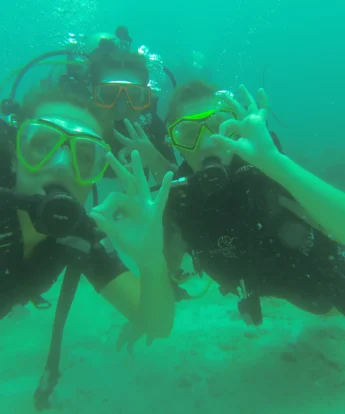 Diving, Praslin Island, Seychelles