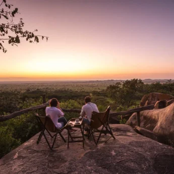 Sunset views, Serengeti Pioneer Camp, Tanzania