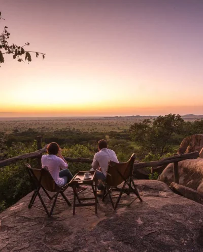 Sunset views, Serengeti Pioneer Camp, Tanzania