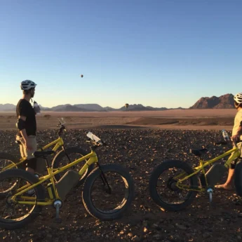 E bikes Namib Desert