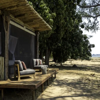 Elephant Deck, Little Ruckomechi, Mana Pools, Zimbabwe