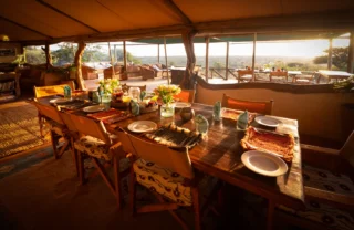 Dining, Laikipia, Laikipia Wilderness, Kenya