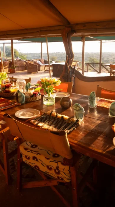 Dining, Laikipia, Laikipia Wilderness, Kenya