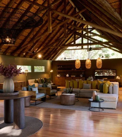 Reception, Savute Safari Lodge, Savute, Botswana