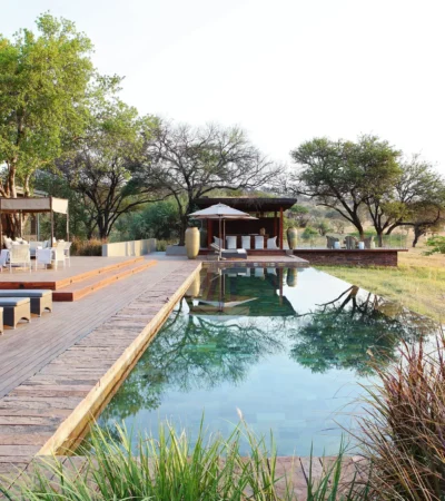 singita serengeti house tanzania pool deck