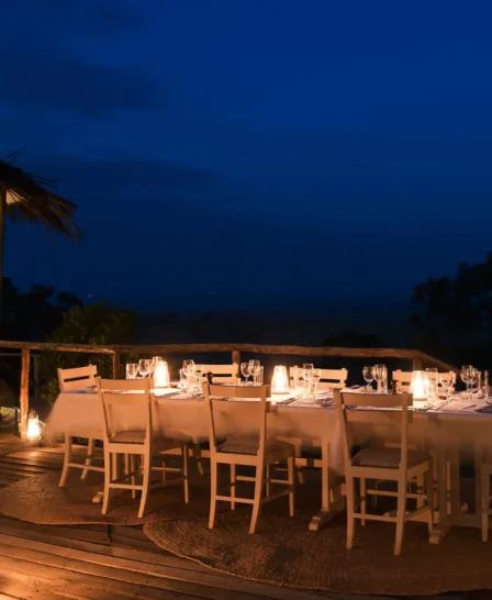 Dinner, Lamai Serengeti, Serengeti, Tanzania