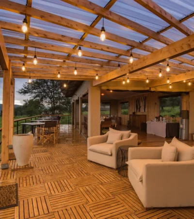 dunia camp main area tanzania yellow zebra safaris