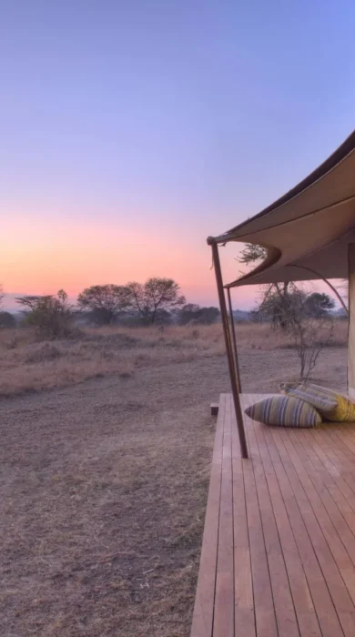 sunset room, sayari camp, the serengeti, tanzania