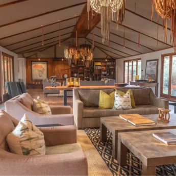 lounge room, sayari camp, the serengeti, tanzania