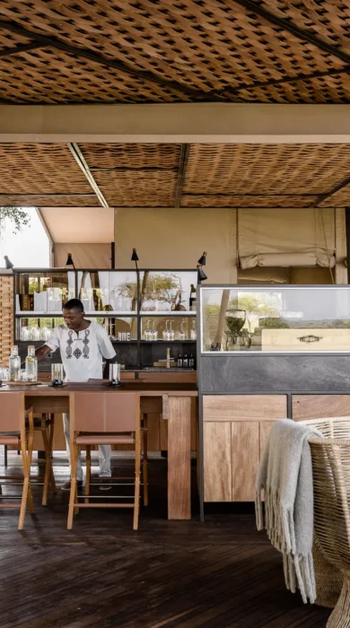 dining, singita sabora tented camp, tanzania