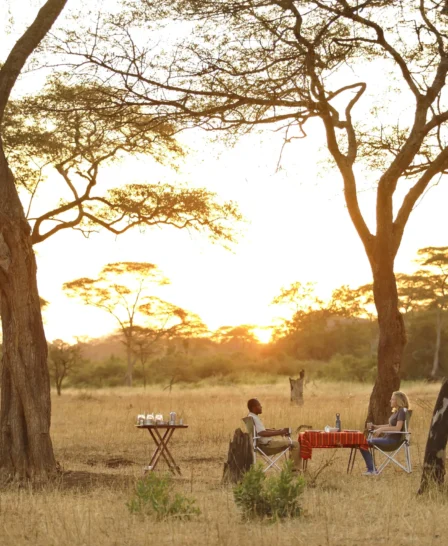 ubuntu camp outdoor breakfast