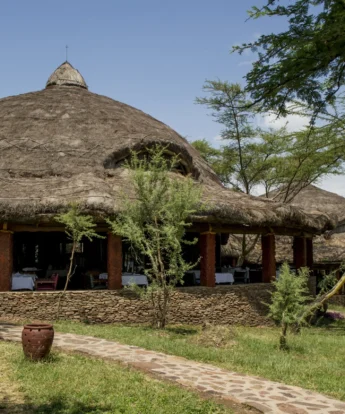 Serena Serengeti dining hut