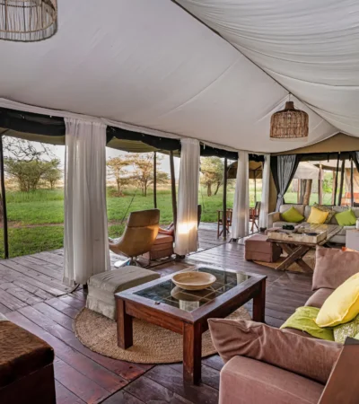 main area, lemala ewanjan camp, the serengeti, tanzania