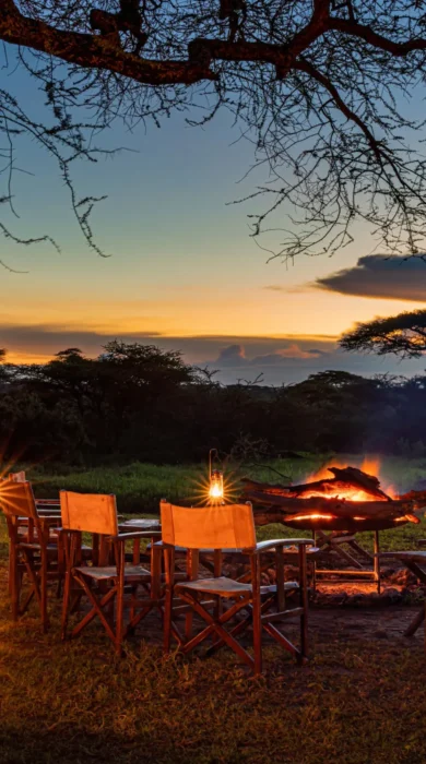sundowner, lemala ewanjan camp, the serengeti, tanzania