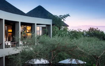 view from hotel,four seasons serengeti, tanzania