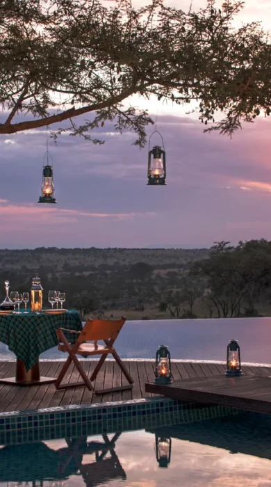 sundowners dining, four seasons serengeti, tanzania