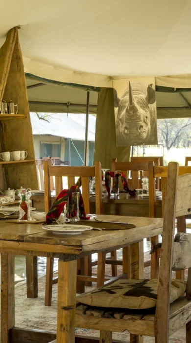 Nasikia Naona Moru Camp Dining