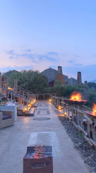 ngorongoro crater lodge exterior tanzania yellow zebra safaris