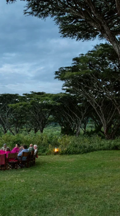 Lemala Ngorongoro Tented Camp Guest Fire Pit