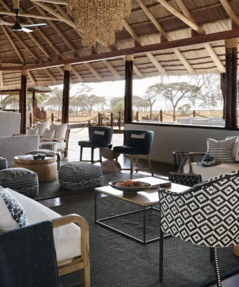 lounge, sanctuary swala camp, tarangire national park, tanzania