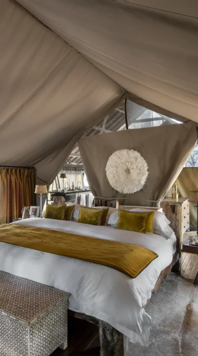 tented suite, jongomero camp, ruaha national park, tanzania