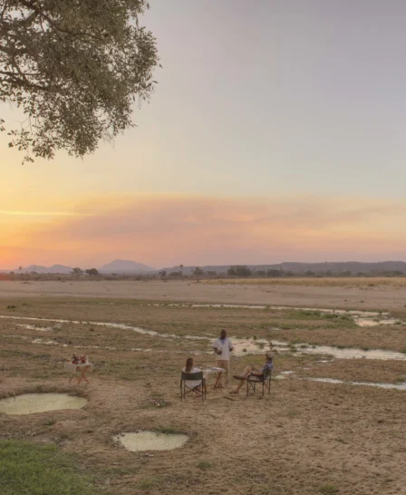 ikuka safari camp sundowners tanzania yellow zebra safaris