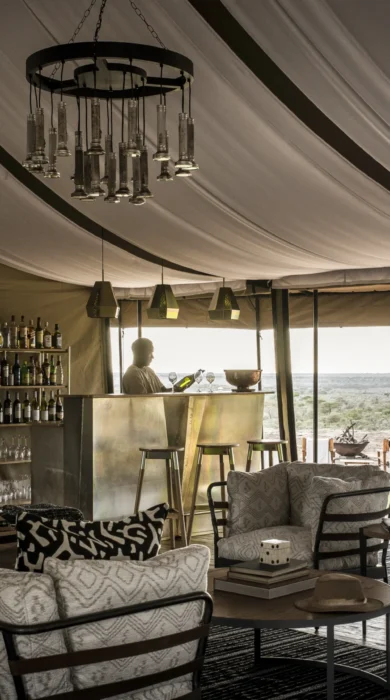 sanctuary kichakani serengeti camp main area tanzania yellow zebra safaris