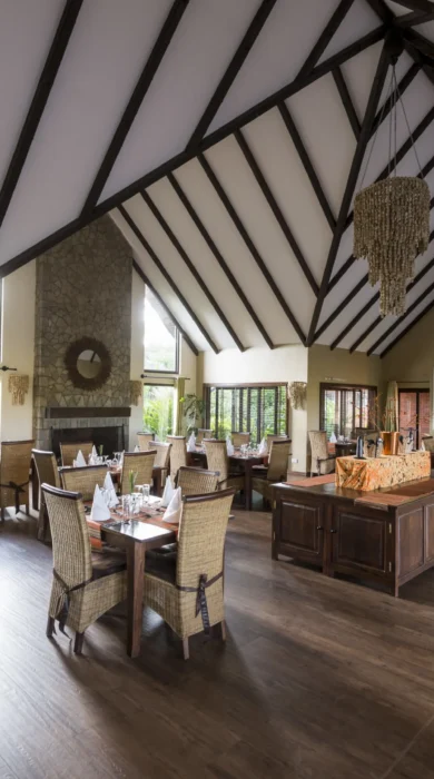 Safari lodge dining