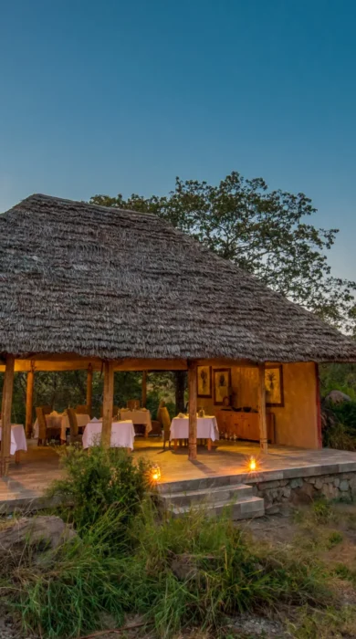 Nimali Tarangire dining area