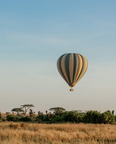 hot air balloon, nimali serengeti, serengeti np, tanzania