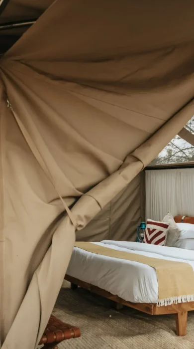 main bedroom, wayo walking camp, the serengeti, tanzania