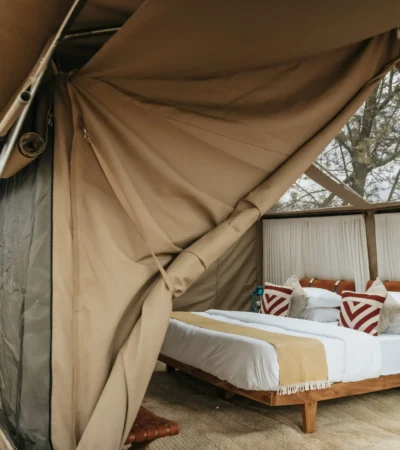 main bedroom, wayo walking camp, the serengeti, tanzania