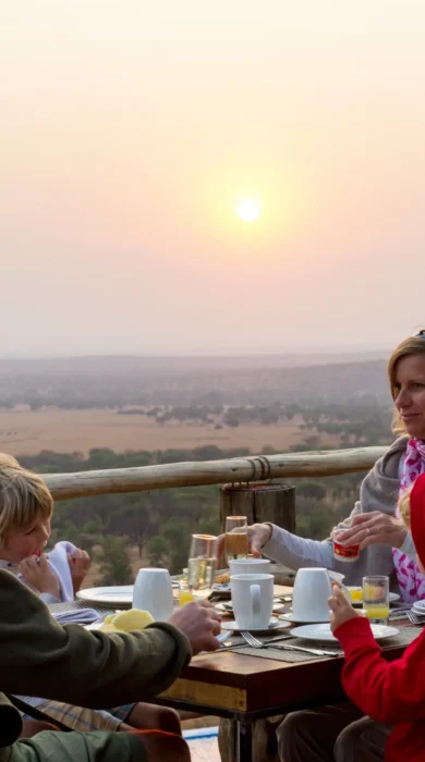 kubu kubu breakfast tanzania yellow zebra safaris
