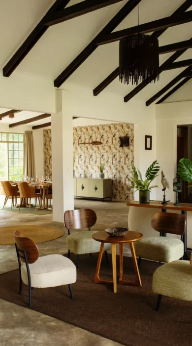 Living room, Golf Safari House, Arusha, Tanzania