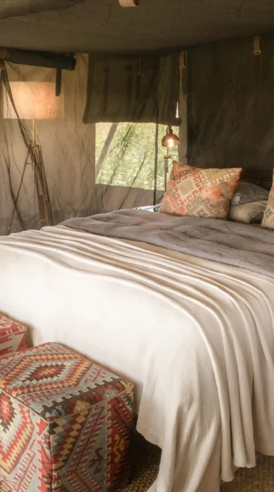 Bedrooms at Nyasi Migrational Camp, Tanzania