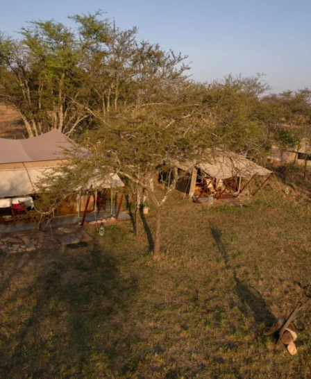 Aerial View, Esirai Camp, Serengeri NP, Tanzania