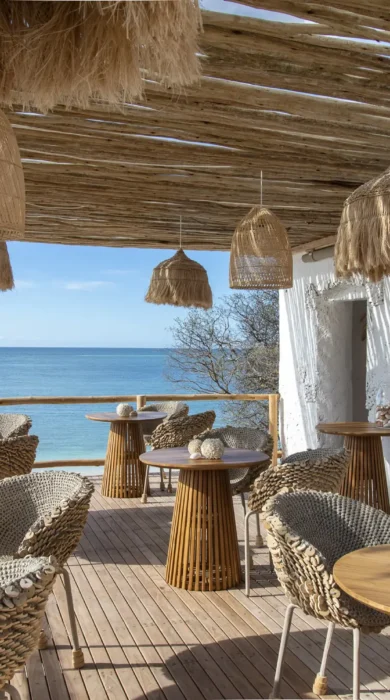 dining area, fanjove island, mainland coast, tanzania