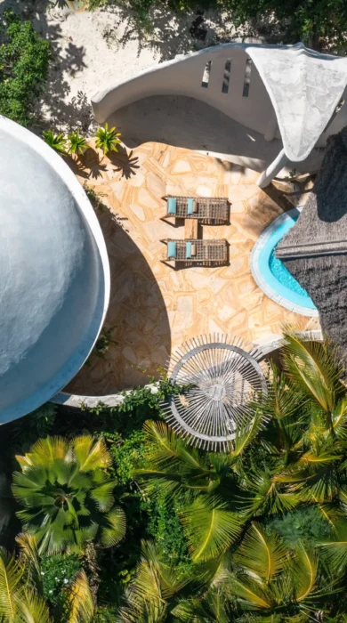 Aerial Mawimbi, Xandu Villas, Tanzania
