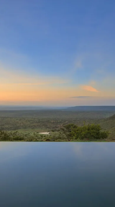 Luxury safari Lodge pool Kenya
