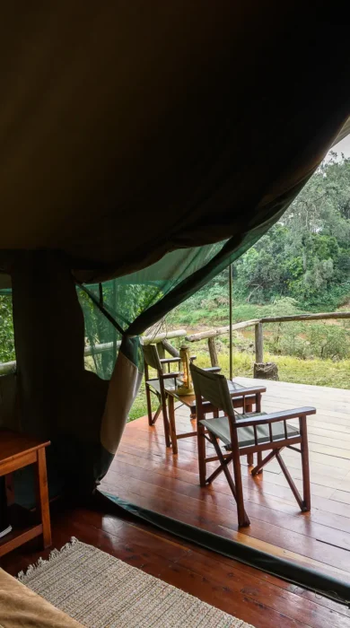 tent exterior govenors private camp kenya
