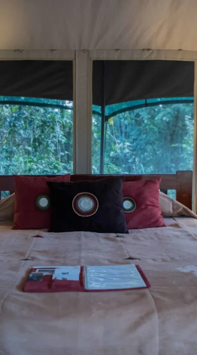 governors private camp bedroom details kenya yellow zebra safaris