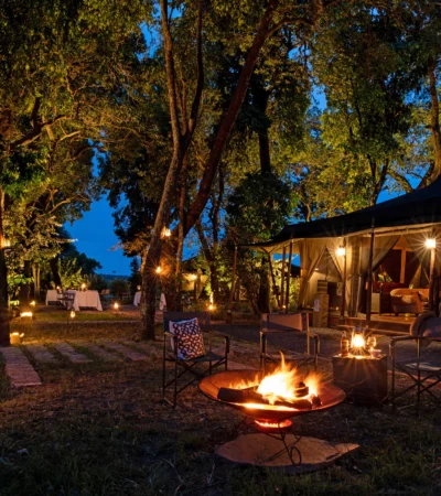 sand rivers tanzania main camp fire