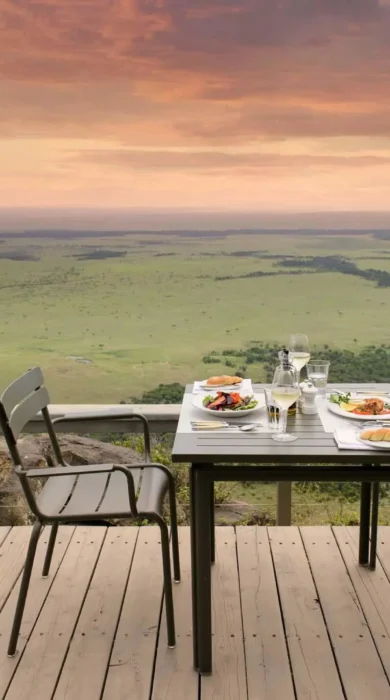 Breakfast, Angama Mara, Masaai Mara, Kenya