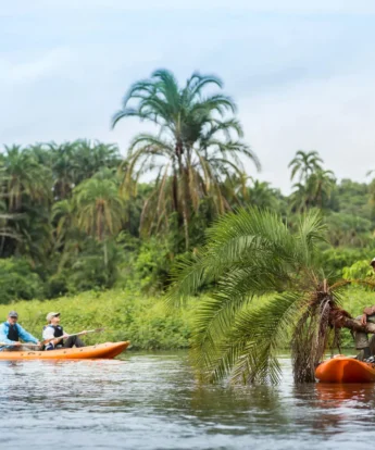 Kayaking in congo