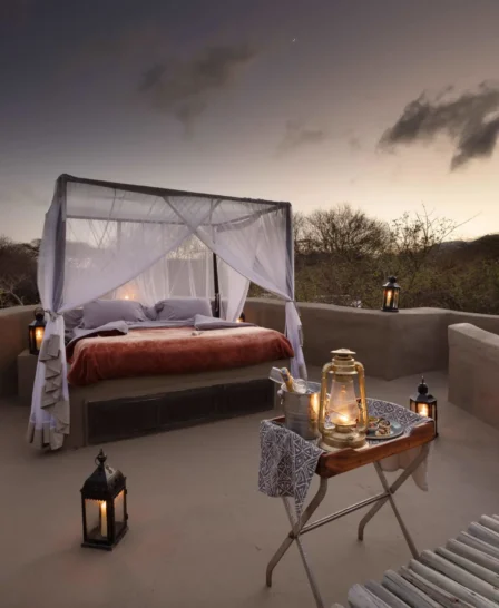 Starbed, OI Donyo Lodge, Amboseli, Kenya