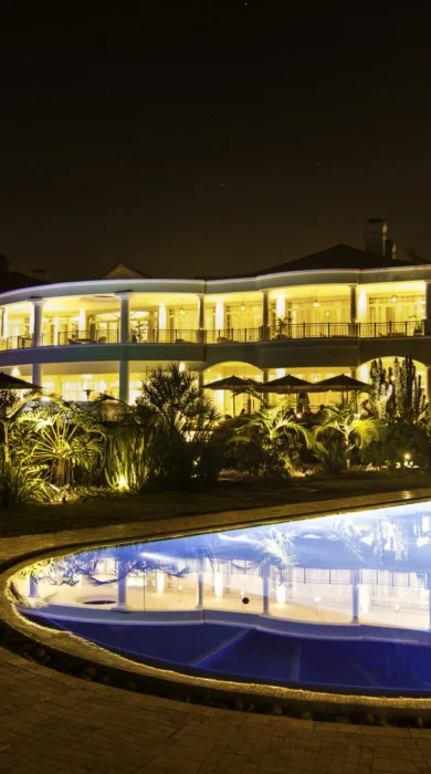 Hemingways Nairobi Kenya pool yellow zebra safaris