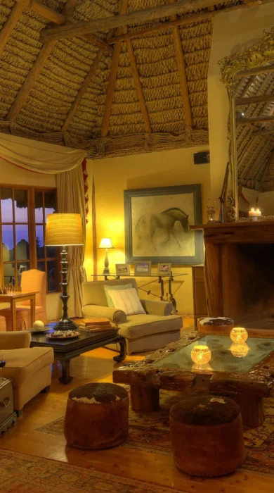 laragai house main area kenya yellow zebra safaris