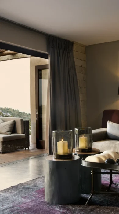 Lodge living room Kenya