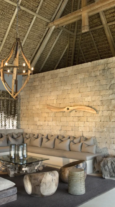 Lodge outdoor seating area